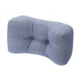 thumbnail image 3 of Lipstore Back Support Cushion Soft PP Cotton Filling Waist Support Back Support Pillow Blue, 3 of 8