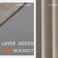 thumbnail image 3 of Cortinas Joydeco de Lino Blackout 160 cm 2 Paneles 100% Opacas, 3 of 7