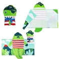 thumbnail image 5 of Aventis Kids Dinosaur Inflatable Play Center Fun in the Sun Water Pool Bundle with Matching Adorable Hooded Towel, Stylish Beach Tote, Classic Sunglasses, & Electric Air Pump for Ages 3+, 5 of 6