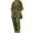 Army Green, variant on YUGYXL Women's 2 Piece Set Summer Linen Vacation Outfits Fashion Button Lapel Half Sleeve Shirts and Wide Leg Pants Casual Loungewear Outfits Gift for Girlfrind Army Green,S