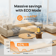 thumbnail image 4 of Dreo Space Heaters for Home, Portable Heater with Remote, 70℃ Oscillation, 1500W PTC Electric Heater with Thermostat for Inside, 1-12h Timer, Office, 4 of 6
