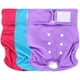 thumbnail image 1 of Pañales Wegreeco para perros, lavables, reutilizables, pequeños, para mujer, paquete de 3, 1 of 6