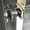 thumbnail image 7 of 56"-60" W x 70" H Semi-Frameless Double Sliding Shower Door, Bypass Shower Door, 1/4" (6mm) Thick SGCC Tempered Glass Door with Explosion-Proof Film, 7 of 7
