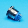 thumbnail image 3 of Interruptor de Botón de material acero Inoxidable Tipo Momentáneo Impermeable de 19 Mm 250V 3A 1NO Yotijar Interruptor momentáneo del botón, 3 of 6