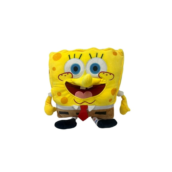SpongeBob SquarePants Soft 3-50 Years Stuffed Animals & Plush Toys, Cotton Yellow, 5x 5x 18", 8 oz