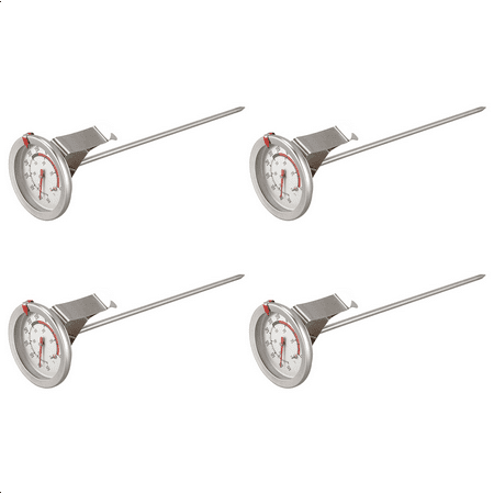 

4X Handy 8 Inch Probe Deep Fry Meat Turkey Thermometer with 2 Inch Dial Stainless Steel for BBQ 50℉-550℉(1 Piece)