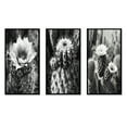 thumbnail image 2 of Designart "Desert Cactus Grey III" Floral Cactus Framed Wall Art Set Of 3 - Grey Cactus Frame Gallery Wall Set For Home Decor, 2 of 7