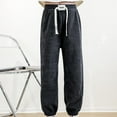 thumbnail image 2 of Qingpeng Kids Girls Boys Cotton Sweatpants Drawstring Elastic Waist Solid Athletic Pants with Pockets, 2 of 4