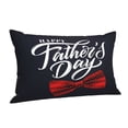 thumbnail image 2 of Disketp Pillow Covers Happy Father'S Day Pattern Throw Pillow Case Cushion Covers,Cushion For Bedroom,Couch,Home-20"X30", 2 of 9