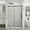 Matte Black#3, variant on Glass Shower Door, Goodyo 48" W x 72" H Sliding Shower Door, Frameless Sleek Glass Shower Door, 1/4" (6mm) Thick Tempered Clear Glass with Easy-clean Coating, Stainless Steel Hardware, Matte Black