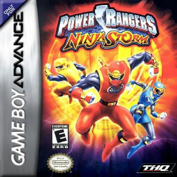 Restored Power Rangers: Ninja Storm (Nintendo GameBoy Advance, 2003) Game (Refurbished)