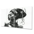 thumbnail image 2 of Designart "Pierce of an African American Woman I" Portrait Metal Wall Art Set, 2 of 5
