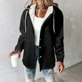 thumbnail image 2 of Women's Lightweight Casual Hooded Jacket Coat Soft Comfortable Outerwear for Everyday Wear, 2 of 2