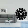 thumbnail image 2 of Reloj con giro automático,Reloj giratorio automático con pantalla grande para hotel,casa y oficina,Reloj de pared,Reloj de pared silencioso y decorativo que no hace tictac,Reloj moderno de 12, 2 of 8