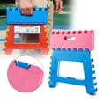 thumbnail image 2 of Taburete plegable Silla pequeña Taburete portátil avanzado para niños 32 * 22,5 * 30 cm (superficie de la silla rosa), 2 of 8