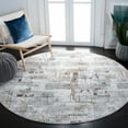thumbnail image 2 of SAFAVIEH Sonoma Jack Abstract Area Rug, Grey/Ivory, 8' x 10', 2 of 8