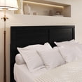 thumbnail image 2 of Home Design Yakima Full Headboard with Farmhouse Design, Black, Adjustable Height, Easy Assembly, 2 of 7
