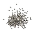 thumbnail image 2 of 100 piezas de espaciadoras Baoblaze de aleación de metal de zinc Color de plata estrella 6 mm x3 mm, 2 of 8