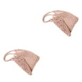 thumbnail image 3 of kurtrusly Fashionable And Functional Straw Beach Bag For Any Occasion Space-saving Blended Straw Handbag pink 2Set, 3 of 6