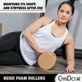 thumbnail image 5 of CanDo 30-2331 Antimicrobial 6 x 12 Inch Foam Roller for Exercise or Stretching, 5 of 6