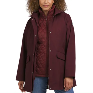Lands' End Women's 3 in 1 Systems Jacket XL Red