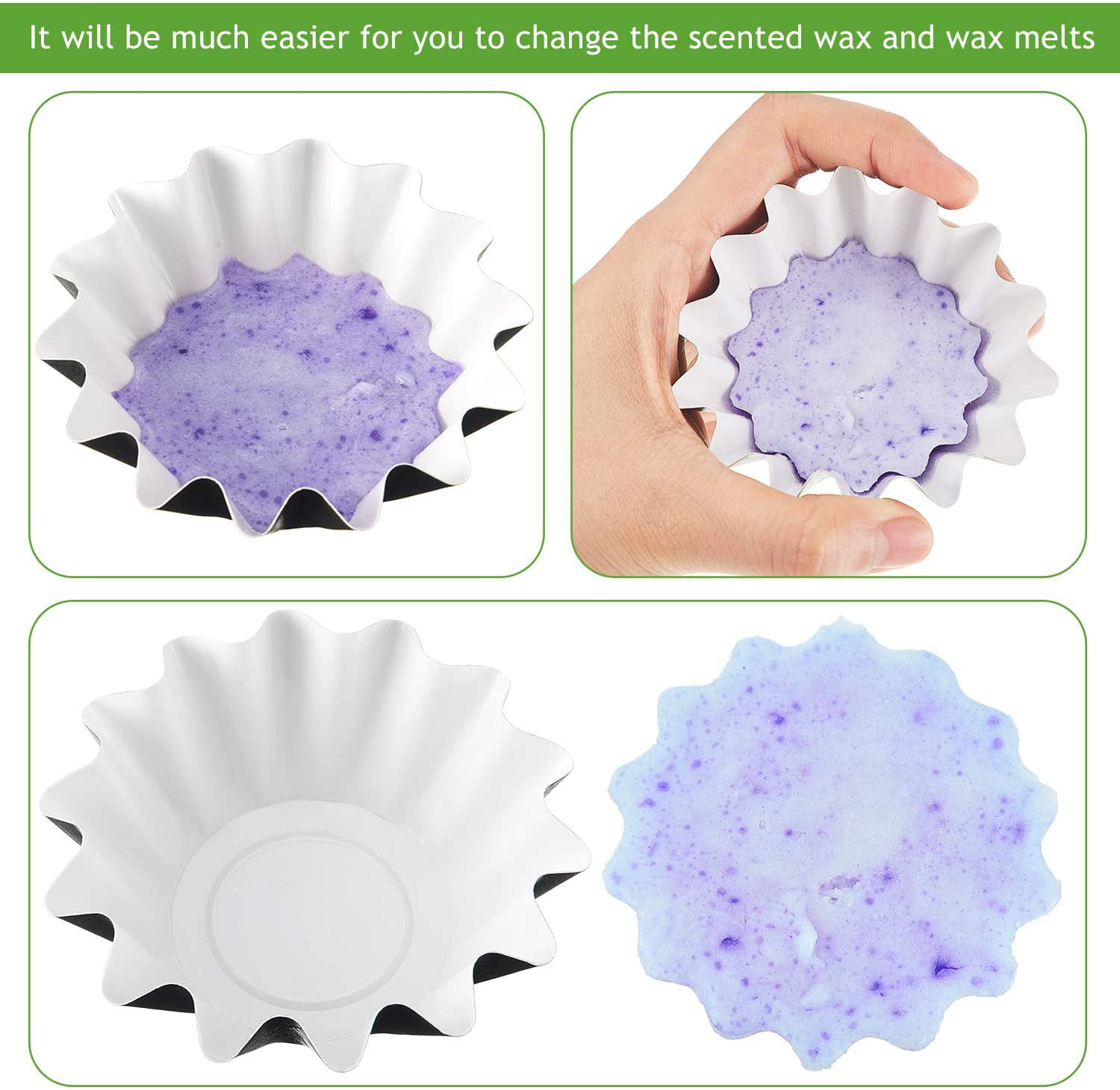 50 Pieces Wax Melt Warmer Liners Reusable And Leakproof Liners Wax Tray For  Scented Wax Creative Fun Children'S Gift подсвечник - AliExpress