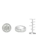 thumbnail image 2 of 1.00 Carat (ctw) 14k White Gold Round Diamond Channel Mens Ring 1 CT, 2 of 4
