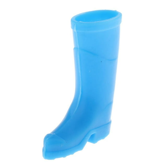 MERIGLARE Mini Rural Gardening Rain Boot for 1/12 Scale Dolls House Blue