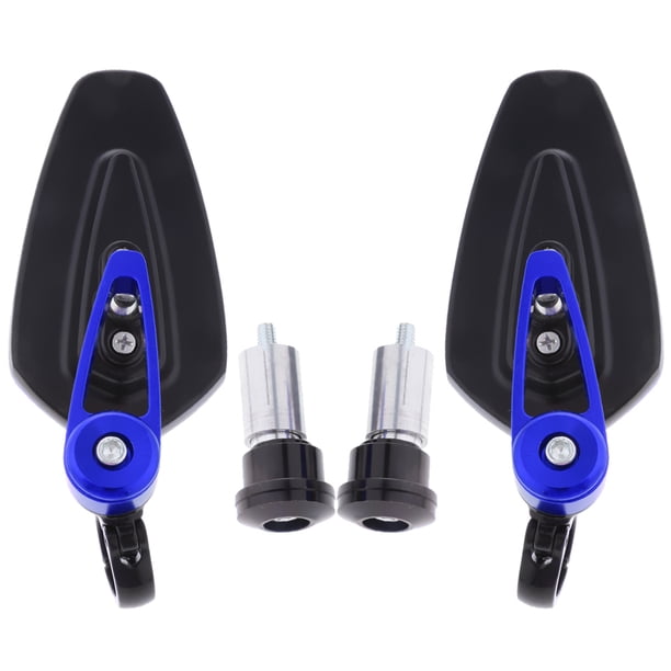Metal Retrovisor de Motocicleta Espejos 7/8 Pulgadas (22mm) - Azul Sunnimix Espejo del manillar de la motocicleta