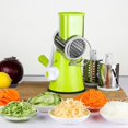 thumbnail image 4 of EIMELI Tri-Blade Spiralizer Vegetable Slicer Manual Hand Safe Vegetables Chopper with 3 Interchangeable Round Stainless Steel Rotary Blades, 4 of 6