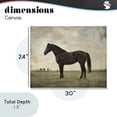 thumbnail image 4 of Stupell Industries Rustic Lodge Distressed Horse Portrait Canvas Art, 30 x 24, by Petals Prints Design, 4 of 8