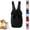 Black, variant on Dog Carrier Backpack, Adjustable Pet Front Carrier Backpack, Ventilated Pet Chest Carrier for Hiking Camping Travel, Sling Bag for Small Medium Dog Cat Rabbit Puppy (Red, S)
