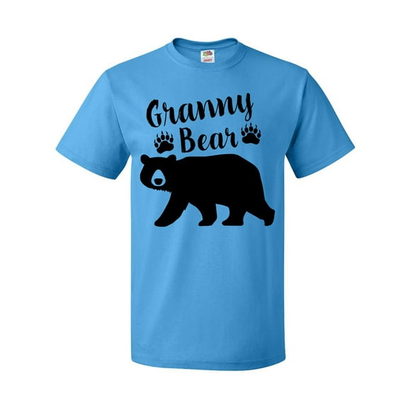 Inktastic Granny Bear in Black T-Shirt