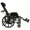 Karman Healthcare KM5000F-TP-16 KM5000 16 in. seat Lightweight Reclining Transport Wheelchair with Removable Desk Armrest