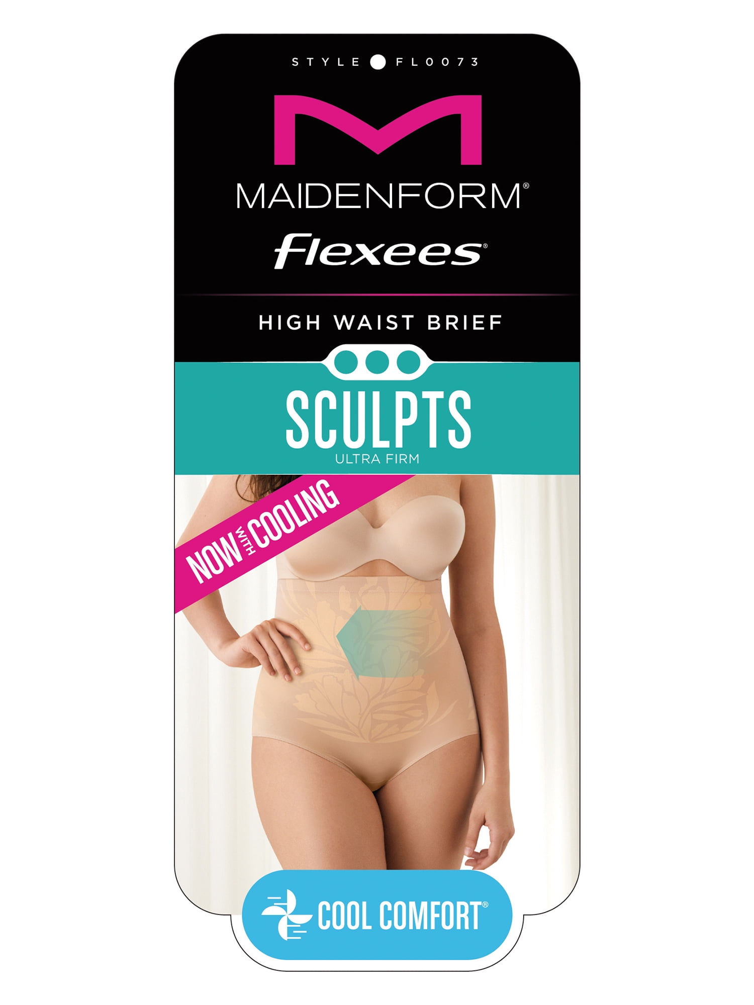 FLEXEES by Maidenform Ultra Firm Hi-Waist Brief Shapewear, 83061 : :  Clothing, Shoes & Accessories