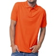 thumbnail image 1 of Basico Polos à Col (Orange) pour Femmes 100 % Coton à Manches Courtes Polos de Golf pour Hommes, 1 of 3