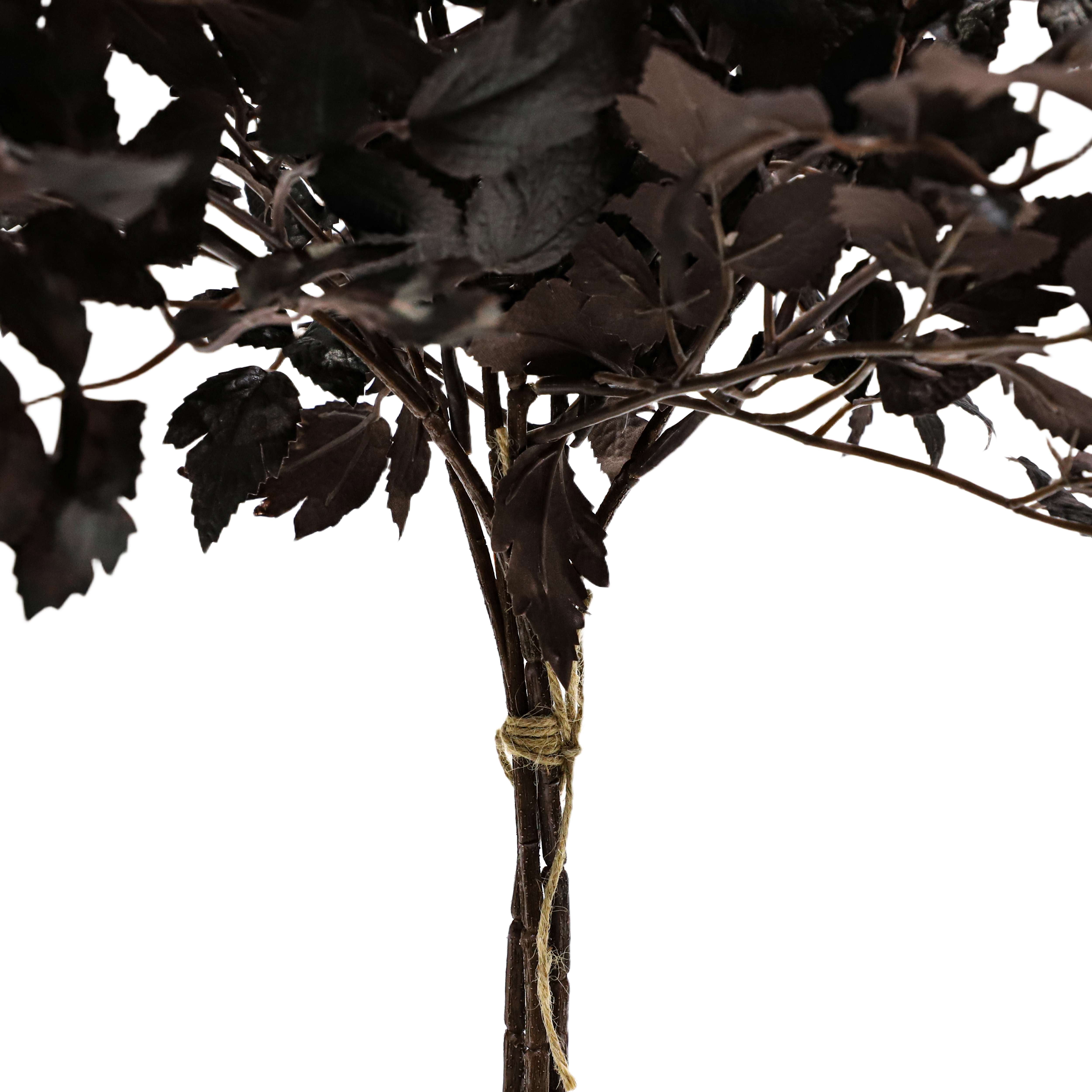 My Texas House Fall Faux Leaves Bundle, Plum, 30"