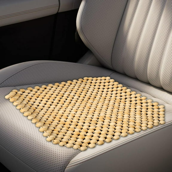 Car Seat Cover Car Seat Cushion Pad Wooden Bead Ventilated Breathable Seat Cushion Summer Breathable Truck Seat Cushion Tailbone Cushion