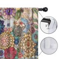thumbnail image 4 of Blackout Kids Curtains,Boho Bohemia Pioneer Flower Childrens Insulated Curtains Set Of 2,Bedroom Essentials,Toddler Room Decor 52"x63"(132x160cm), 4 of 4