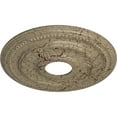 thumbnail image 3 of Ekena Millwork 15 3/4"OD x 3 1/4"ID x 1"P Galway Ceiling Medallion (Fits Canopies up to 3 1/4"), Hand-Painted Gobi Desert Crackle, 3 of 6