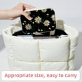 thumbnail image 6 of Daisy Velvet Portable Necklace Holder with Removable Compartment - Earring Organizer, Jewelry Boxes, Organizer Box - Gift, 6 of 7
