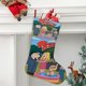 thumbnail image 2 of Padre Made in USA Tema: Calcetines de Navidad, fino lino blanco para colgar en escaleras y chimenea, decoración navideña para el hogar, regalo de Navidad.54cm×38cm, 2 of 5