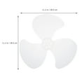 thumbnail image 2 of LOLIPPYY 2Pcs Assorted Color Plastic Fan Blades for Home Standing Pedestal Fan Replacement, 2 of 8