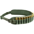 thumbnail image 1 of Shotgun Shell Cartridge Bandolier Adjustable Belt 12 Gauge Hunting Ammo Holder Pouch Green, 1 of 4