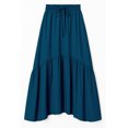 thumbnail image 5 of Moomaya Boho Skirt for Women | Rayon Renaissance Style Skirt with Elastic Waist & Pockets | Casual & Costume Ready, 5 of 7