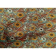 thumbnail image 4 of oneOone Cotton Poplin Fabric Leaves & Floral Block Printed Craft Fabric BTY 56 Inch Wide, 4 of 5