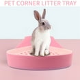 Biudunm Toilet Litter Tray,Small Animal Toilet Corner Potty, Pet Litter