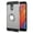 Silver, variant on GSA Brushed Case w/Ring Stand for LG Aristo 4 Plus - Black