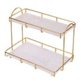 thumbnail image 1 of Light Luxury Countertop Makeup Organizer Skin Care Products Perfume Organizer for Cosmetics Bathroom Storage Rack C, 1 of 8
