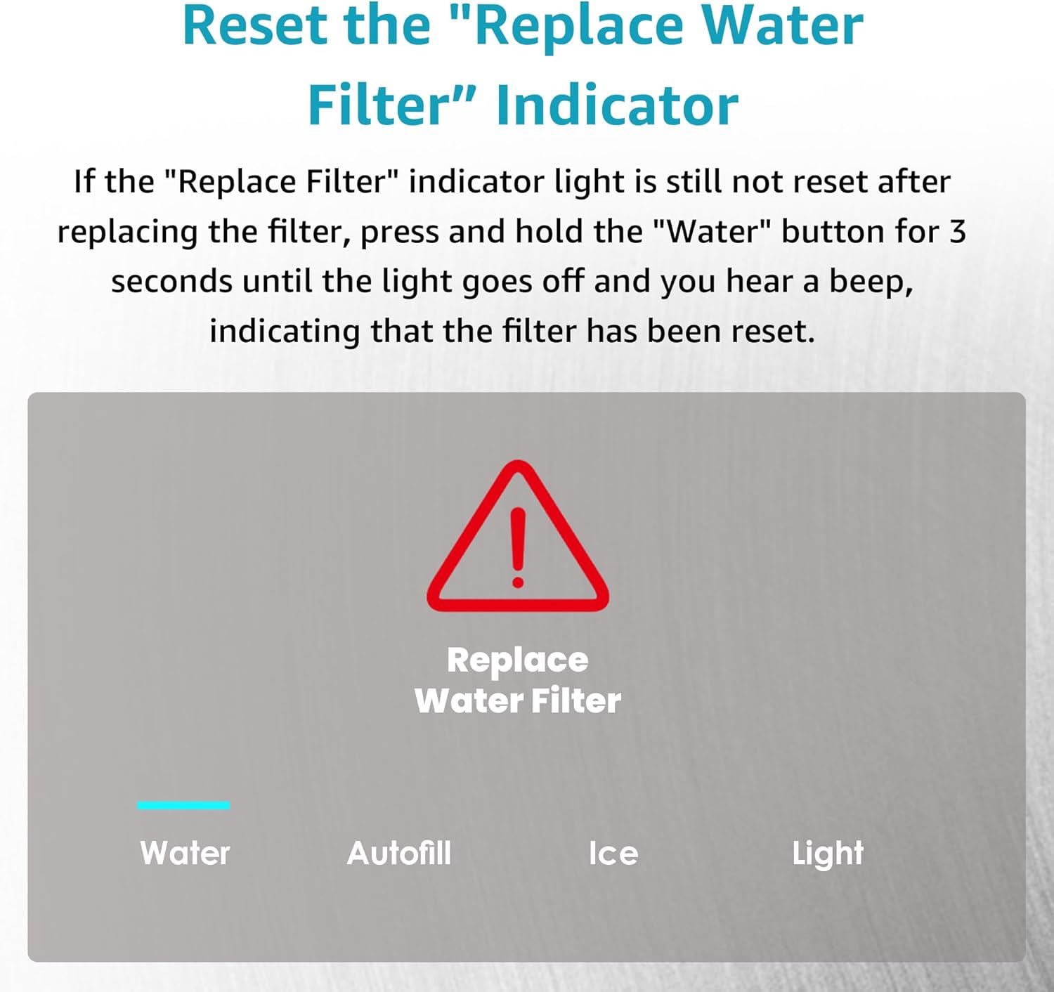 AQUA CREST FF19C Replacement for GE® RPWFE®, RPWF (with CHIP) Refrigerator Water Filter, Compatible with GYE22HMKES, GYS22GMNES, GYE22HBLTS, DFE28JSKSS, GFE28HMHES, GNE29GYNFS, 4 Filters
